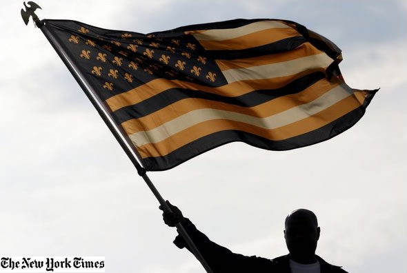 New Orleans Saints Flag - Spike Lee, New York Times Picture